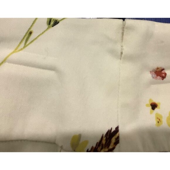 Soft Surroundings Botanical Floral Print Slim Ankle Pants Women XS FLAW - Picture 5 of 6